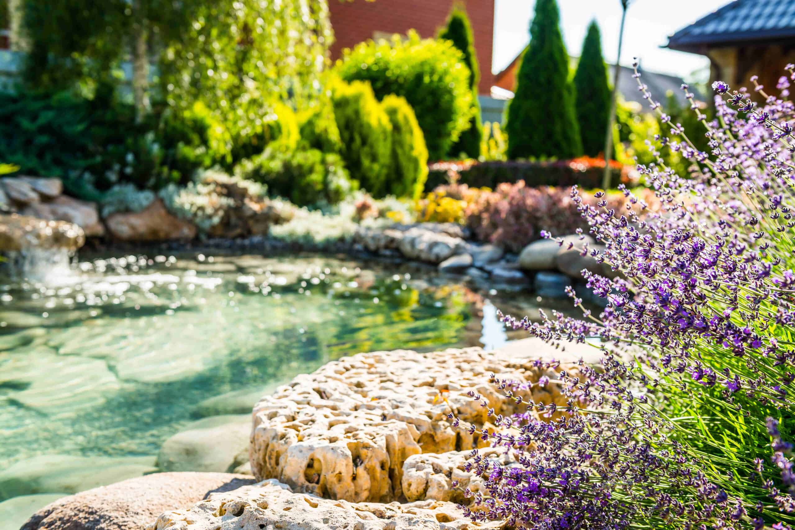 Residential and commercial landscaping helps transform outdoor spaces into tranquil havens